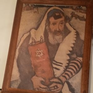 Fra MB end Rabbi w/Torah by MsrcChagall